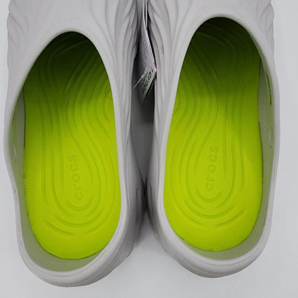 Crocs Echo Wave Mens Size 12 Atmosphere‎ Lime Punch Clog 210521-1FT NEW in Box